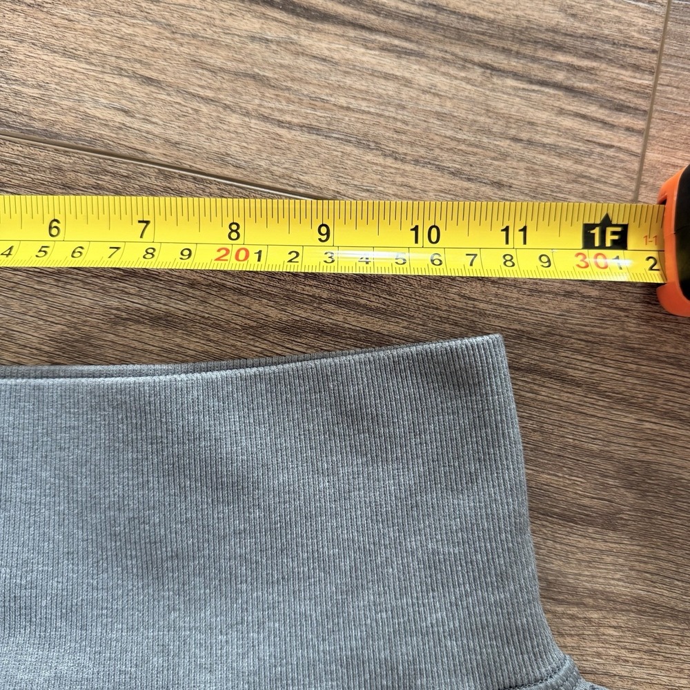 Gymshark Vital Seamless 2.0 2-in-1 Shorts - Charcoal Grey Marl - Size Small - Picture 5 of 5